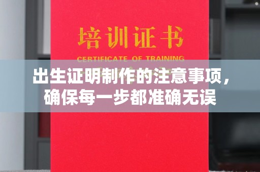 诏安出生证明制作的注意事项，确保每一步都准确无误