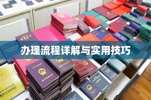 诏安办理流程详解与实用技巧