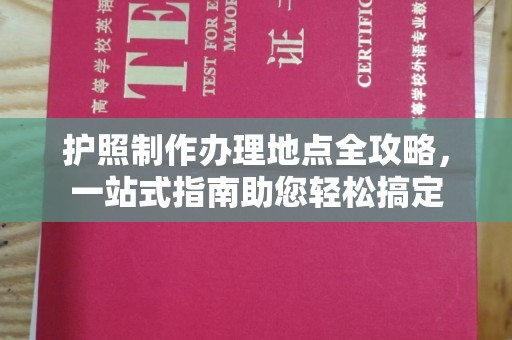 诏安护照制作办理地点全攻略，一站式指南助您轻松搞定