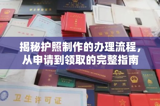 诏安揭秘护照制作的办理流程，从申请到领取的完整指南
